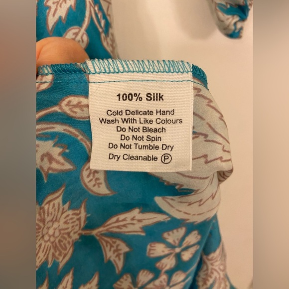 Hannah Artwear Gaia Dress Blue Size 1/ US 6 - Picture 6 of 9